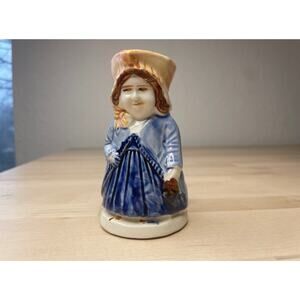 Vintage Mini Toby Lady Creamer Pitcher 4"